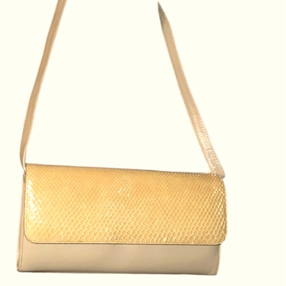 Women’s Clutch- Over the Shoulder Leather, Suede and Snakeskin. Vintage - Picture 1 of 11